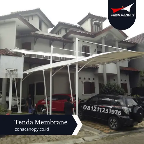 Canoppy Membrane Carport tebet